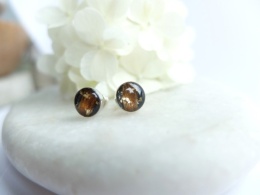 kolczyki z sierścią - biżuteria upamiętniająca pupila